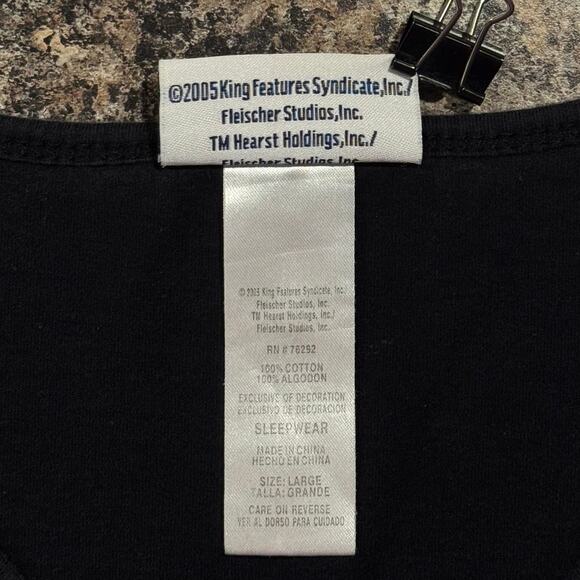 Vintage Betty Boop Top Irresistible Y2K 90s Novelty Retro Casual Tee Black Large - Picture 5 of 10